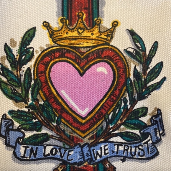 BRIGHTON OPEN TOTE - In Love We Trust - Picture 4 of 7